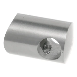 Läpivientisuport kaideasemaukseen fi 12 mm putkelle 42,4 mm – ruostumaton teräs AISI 304 satiini