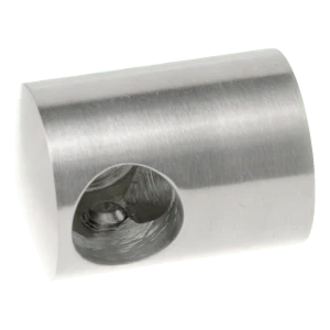 PSG loppukiinnike oikea 12 mm tangon kiinnitykseen – asennettava tasopintaan, ruostumaton teräs AISI 304