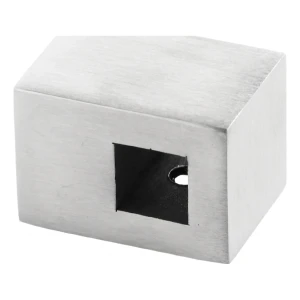 PSG läpivientilaippa kaidetelineeseen neliöputkelle 12×12 mm – ruostumaton teräs AISI 304 harjattu