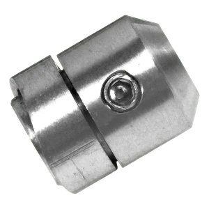 PSG läpikulkivienti köydelle Ø 6 mm – kiinnitys putkeen 42,4 mm, AISI 304 satiini