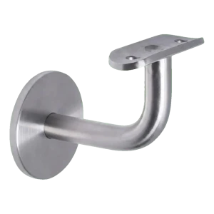 PSG seinäteline kaidetta varten ø42,4 mm – ruostumaton teräs AISI 304, rosetti ø60 mm