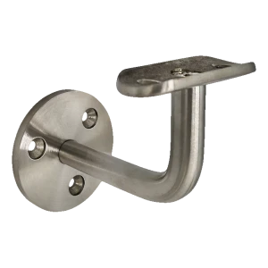 Seinäkiinnike kaidepylväälle fi 60 mm – ruostumaton teräs AISI 304 satiini, järjestelmä 42,4 mm