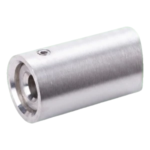 Aksiaali kaiteen kiinnitys fi 42,4 mm seinään – ruostumaton teräs AISI 304 satiini