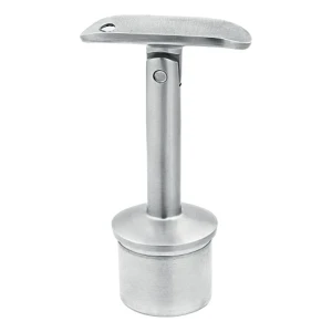 Kaidepylvään liukusarnallinen liimattava tuki 42,4 mm – ruostumaton teräs AISI 304 kiilto