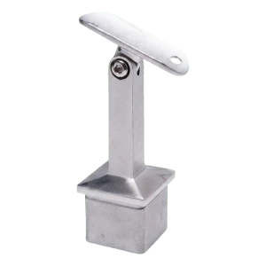 PSG kaiteiden niveltuki liimattava 42,4 mm pylvääseen 40x40 mm AISI 304 satiini