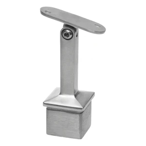 PSG kaidejärjestelmän niveltuki liimattava 40x40 mm pylvääseen AISI 304 satiini