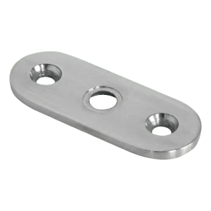 Lattakaide kiinnityslevy 64×24×4 mm – ruostumaton teräs AISI 304 harjattu