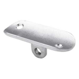 Kaideputosten nivellys kiinnityslevy litteä 64x24 mm – ruostumaton teräs AISI 304 satiini