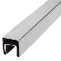 PSG Lasille kiinnitettävä koukku 40x40 mm AISI 304 satiini – 2500 mm 001-082 (1)