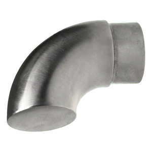 Kaidepidikkeen pääte – suljettu kulmaosa putkelle 42,4 mm AISI 304 kiillotettu