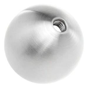 Ruuvattava kaidepallo ø50 mm ruostumaton teräs AISI 304 satiini, kierre M8