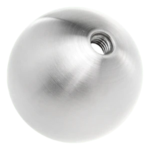 Kaiteiden kuulapääte kierrettävä ⌀ 80 mm ruostumaton teräs AISI 304 satiini M10