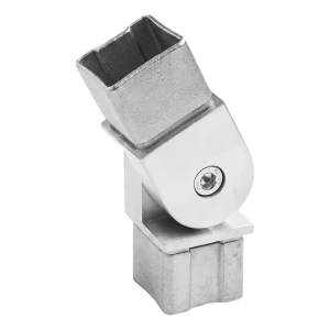 Nivellinja 90°–180° kaidejärjestelmään profiilille 40x40x2 mm – teräs AISI 304 satiini