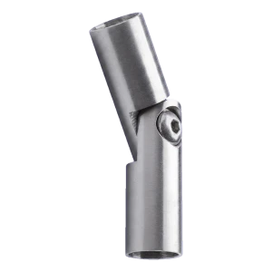 Nivelnivel kaideputo 90°–180° 12 mm tangon käyttöön – ruostumaton teräs AISI 304 harjattu