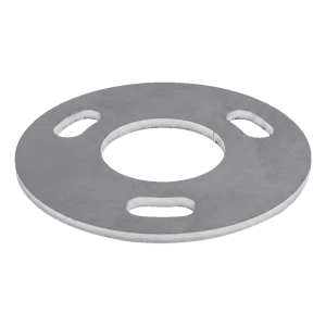 Kaidepylvään hitsattava jalusta fi 100 mm – ruostumaton teräs AISI 304, järjestelmä 42,4