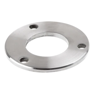 Kaiteen pylväänjalka hitsattava Ø 100 mm – ruostumaton teräs AISI 304 satiini