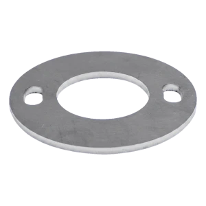 Kaidepylvään hitsattava jalusta fi 80 mm – ruostumaton teräs AISI 304, järjestelmä 42,4 mm