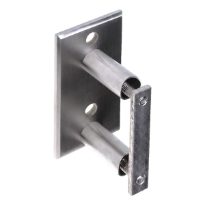 PSG kaidepylvään sivukiinnitys fi 42,4 mm – ruostumaton teräs AISI 304 harjattu