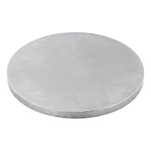 Litteä teräksinen tulppa kaiteeenputkeen Ø42,4 mm paksuus 4 mm