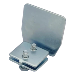 PSG liukuportin ajokiskon päätekappale 68x68 sinkitty